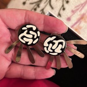 Batik Bronze Oversized Studs